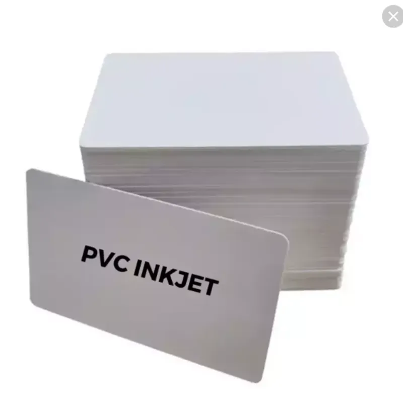 Tarjeta pvc blanco inkjet