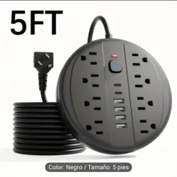 Toma de corriente multiusos con protección