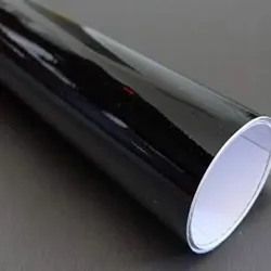 Vinilo Adhesivo de corte Negro Brillante