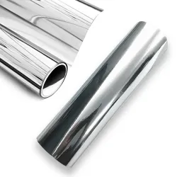 Vinilo de corte plateado