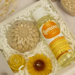 Gel limpiador facial de Miel 120 mL