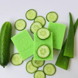 Jabón de aloe y pepino 100g