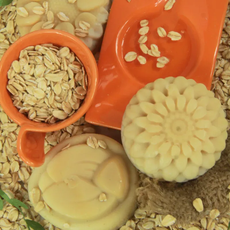 Jabón de Manzanilla, avena y miel 100g