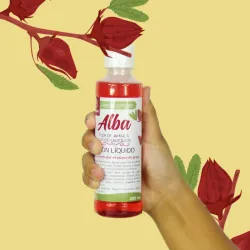 Jabón líquido de Flor de jamaica y Ácido salicílico 230 mL