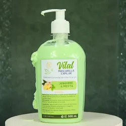 Mascarilla capilar-Jengibre y menta 500 mL