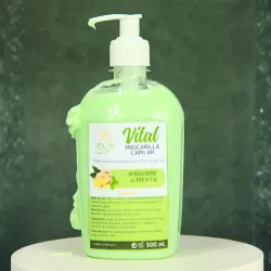 Mascarilla capilar-Jengibre y menta 500 mL