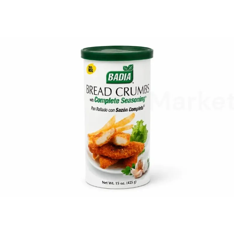 Pan rallado con sazón completo