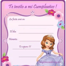 Invitaciones de cumpleaños 