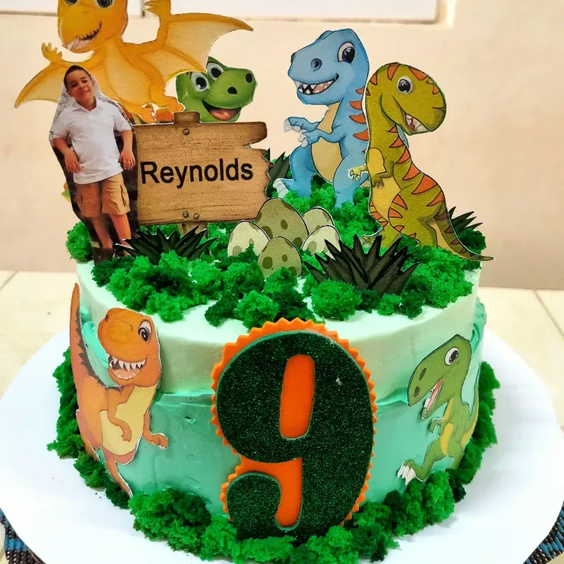 Cake sencillo con temática 