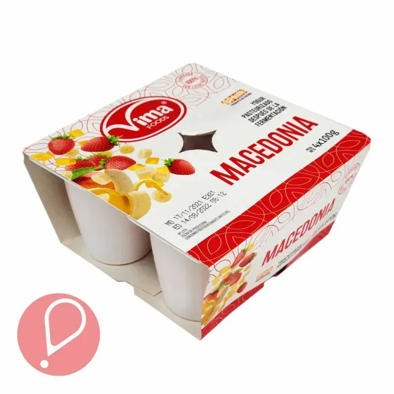 Caja YOGURT MACEDONIA