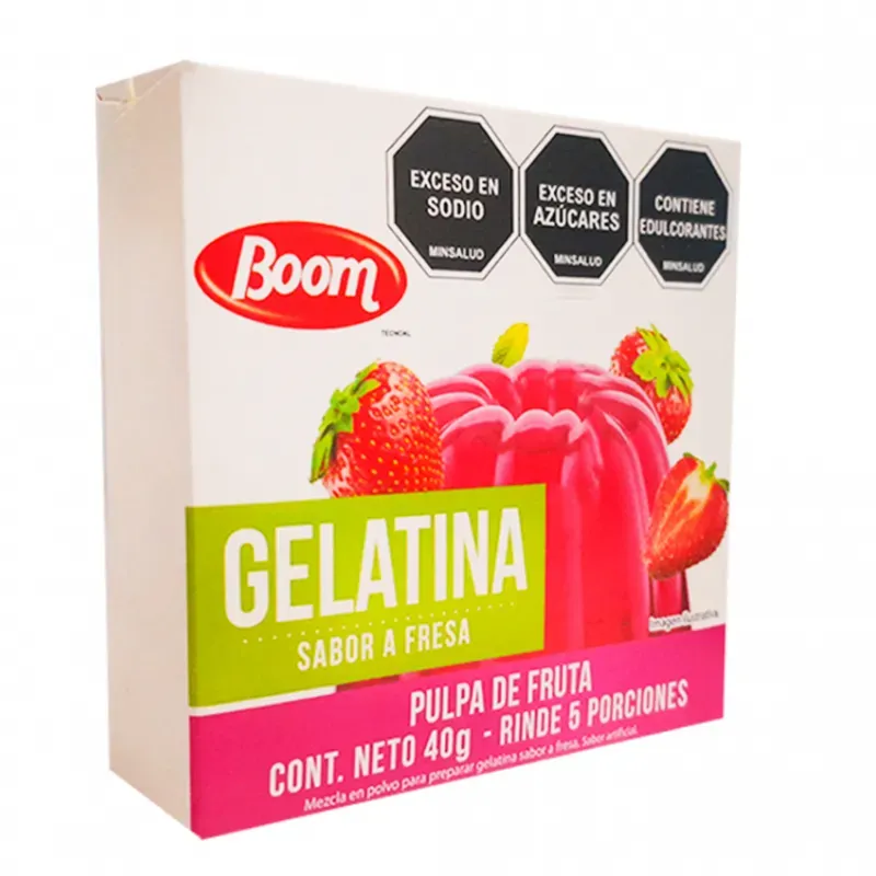 Gelatina Boom ( 5 unidades x 4 usd)