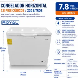 Nevera de 7.8p Royal 
