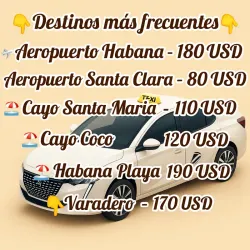 Taxi a TODA CUBA