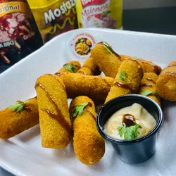Croquetas de jamón y queso gouda 