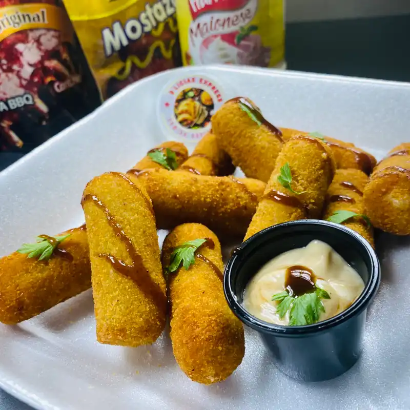 Croquetas de jamón y queso gouda 