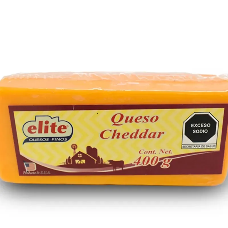 Queso Cheddar y jamón pierna 