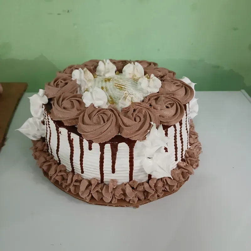 Cake con crema de chocolate 🍫 