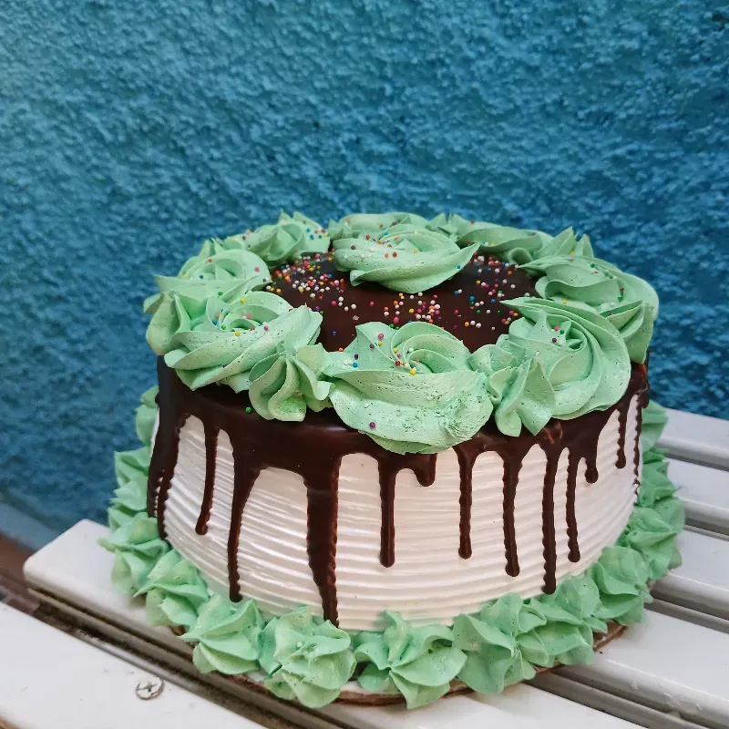 Cake con cubierta de chocolate 🍫 
