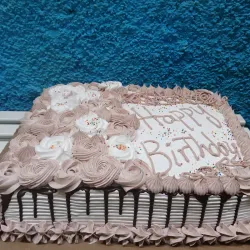Cake de crema de chocolate 🍫 