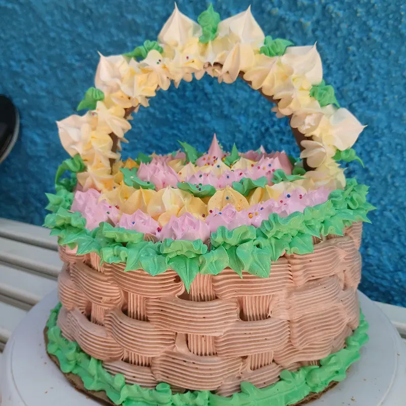 Cesta de flores
