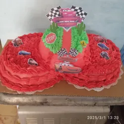 Cake con 3 panetelas de 27 cm