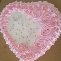 Cake en forma de corazón de 27cm