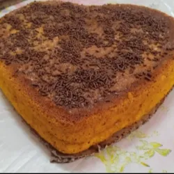 Panetela en forma de corazón