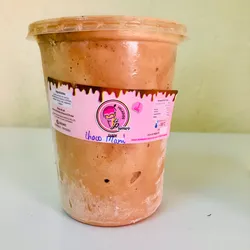 Helado de chocolate con maní 🥜 