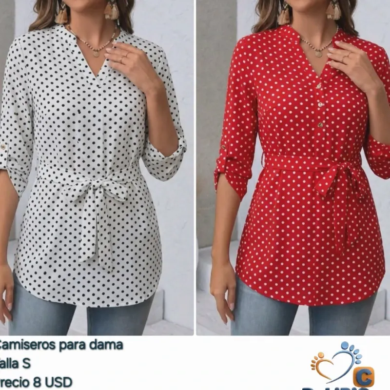 Blusas tipo Camiseros