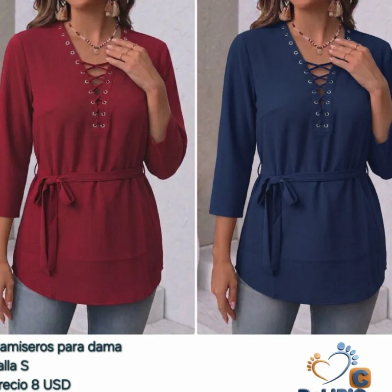 Blusas tipo Camiseros