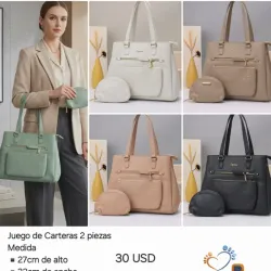 Carteras grandes de 2 piezas