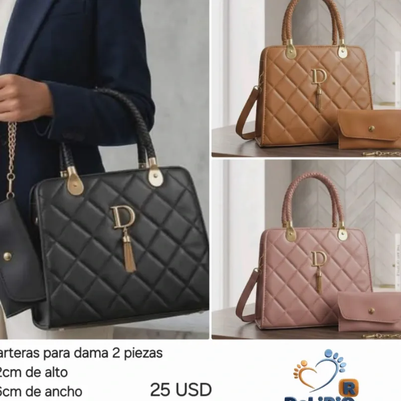 Carteras medianas de 2 piezas