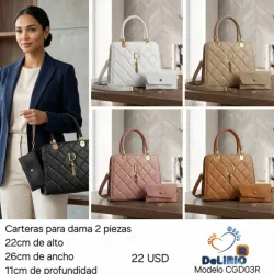 Carteras medianas de 2 piezas