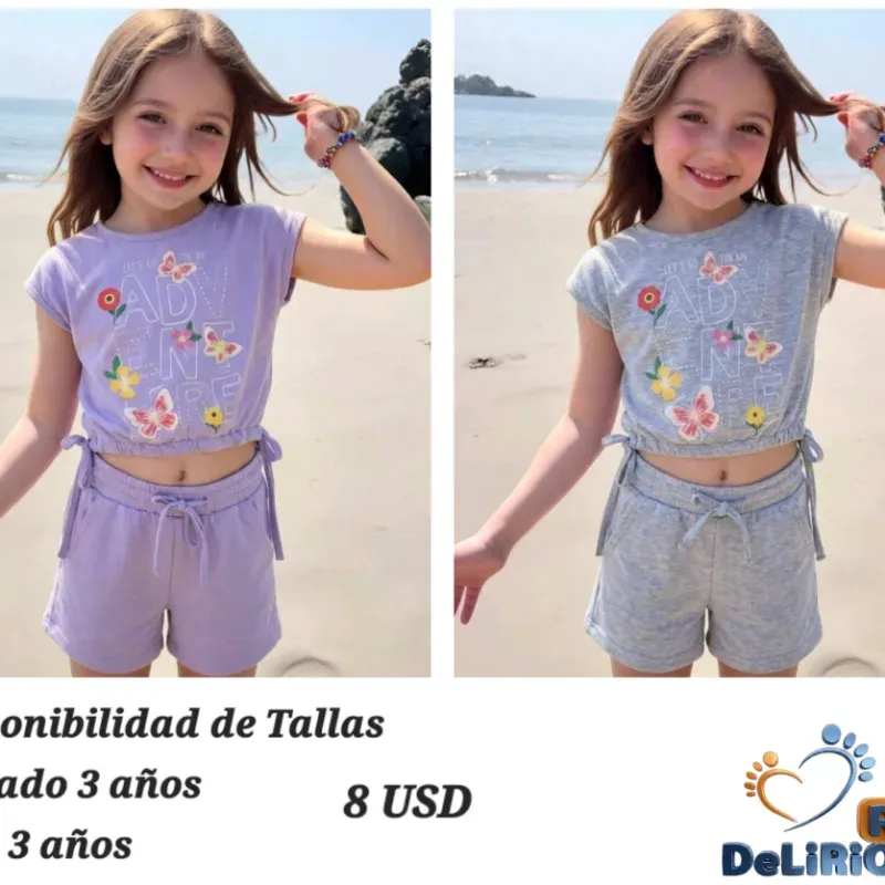 Conjunto de blusa y short