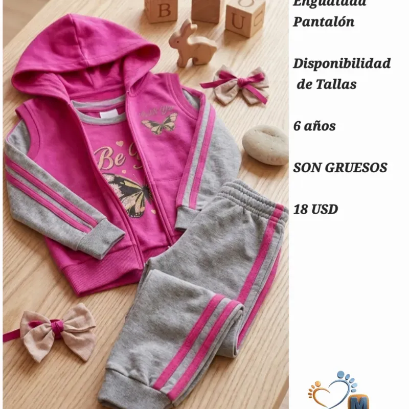 Conjuntos de 3 piezas para niñas y niños