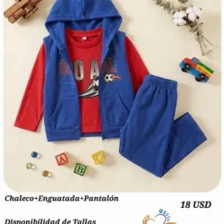 Conjuntos de 3 piezas para niñas y niños