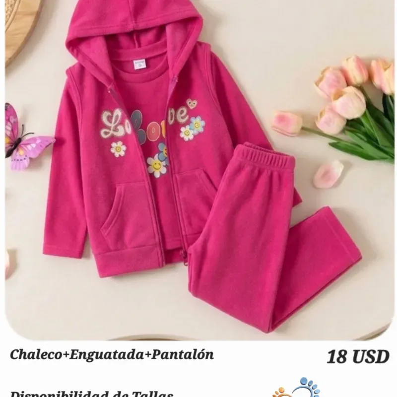 Conjuntos de 3 piezas para niñas y niños