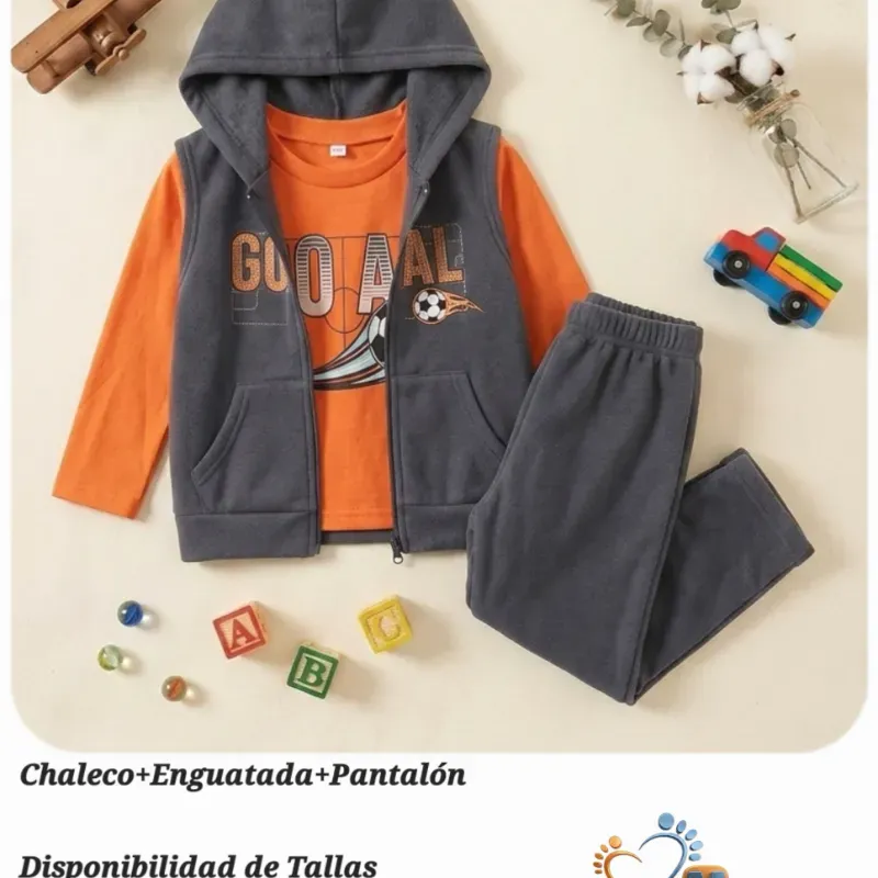 Conjuntos de 3 piezas para niñas y niños