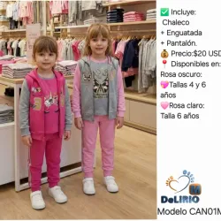 Conjuntos de 3 piezas para niñas 👧🏼