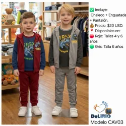 Conjuntos de 3 piezas para niños 👦