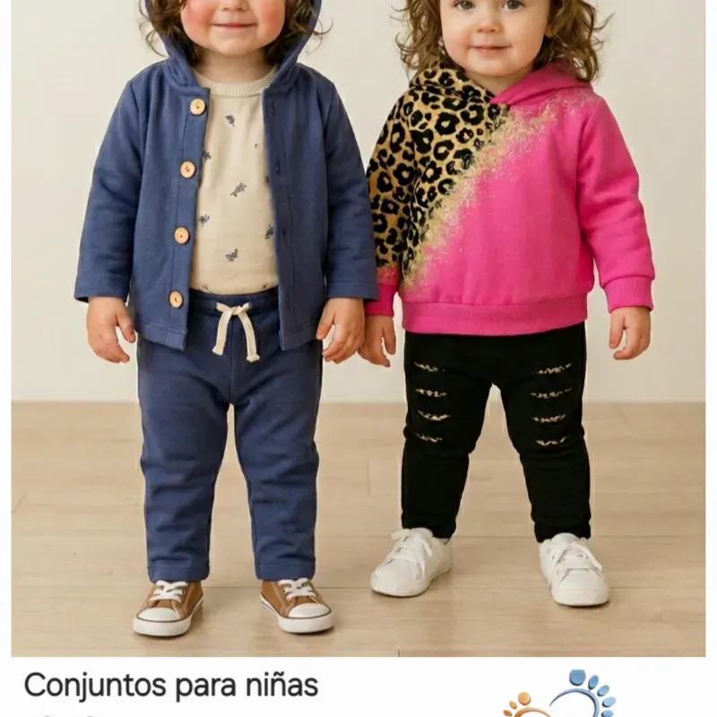 Conjuntos de abrigo y pantalón para niñas y niños