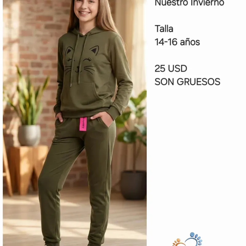 Conjuntos de invierno niñas y adolescentes