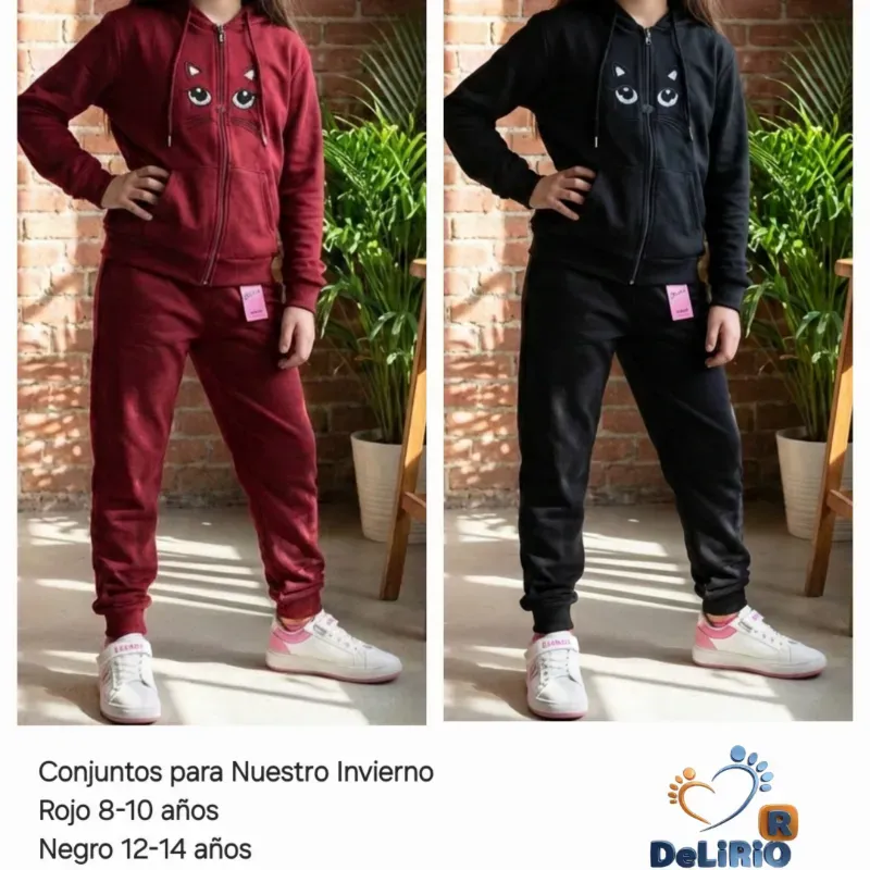 Conjuntos de invierno niñas y adolescentes