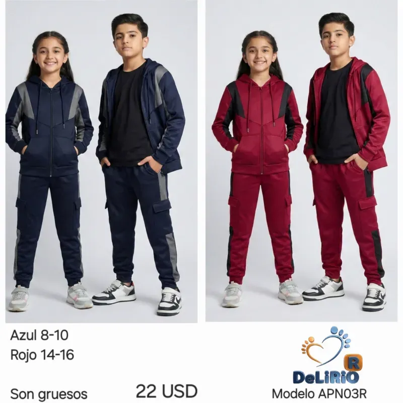 Conjuntos de invierno para niñas,  niños y adolescentes