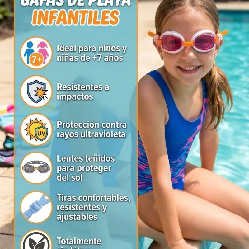 Gafas para nadar 🏊‍♀️ 7+