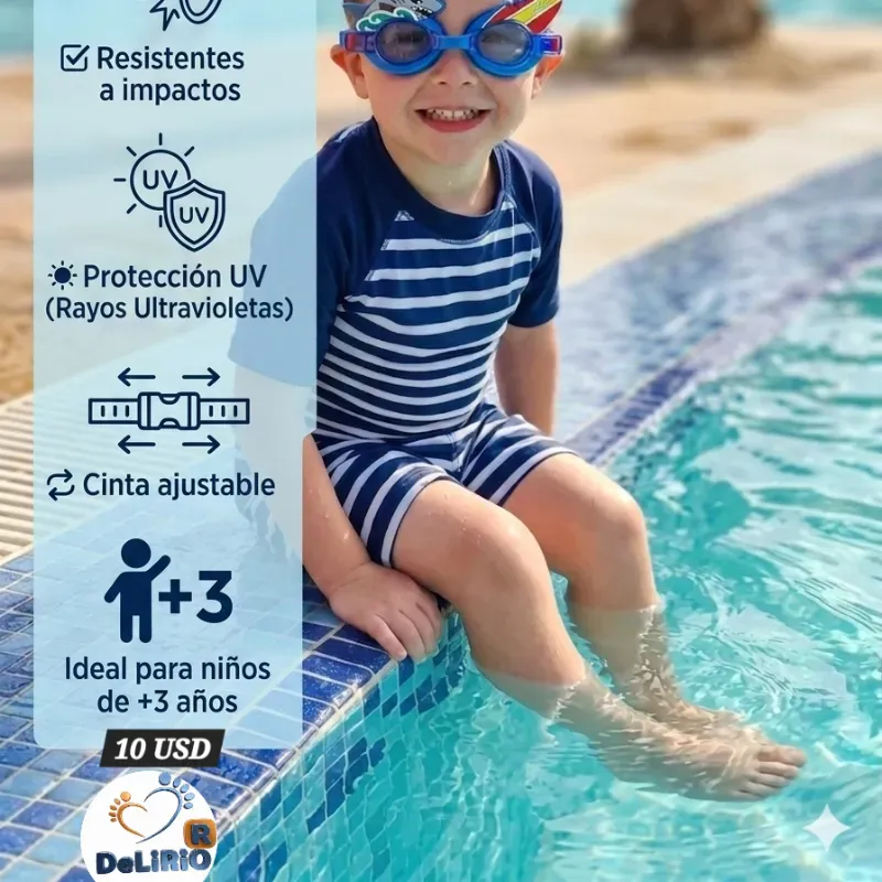 Gafas para nadar 🏊‍♀️ 3+