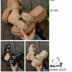 Sandalias descalzadas. Altas