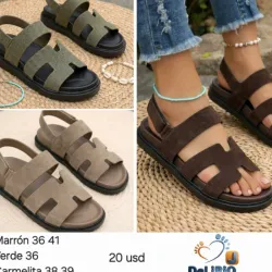 Sandalias Hermes calzadas