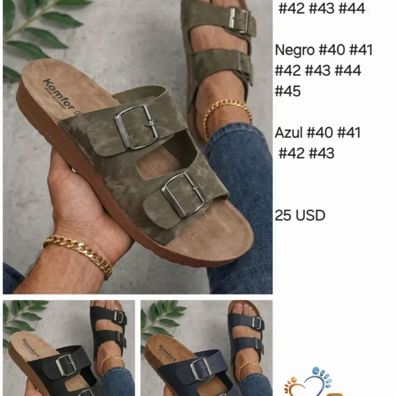 Sandalias y prácticas para hombres