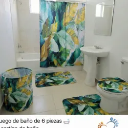 Set de 6 piezas para baño 🛁